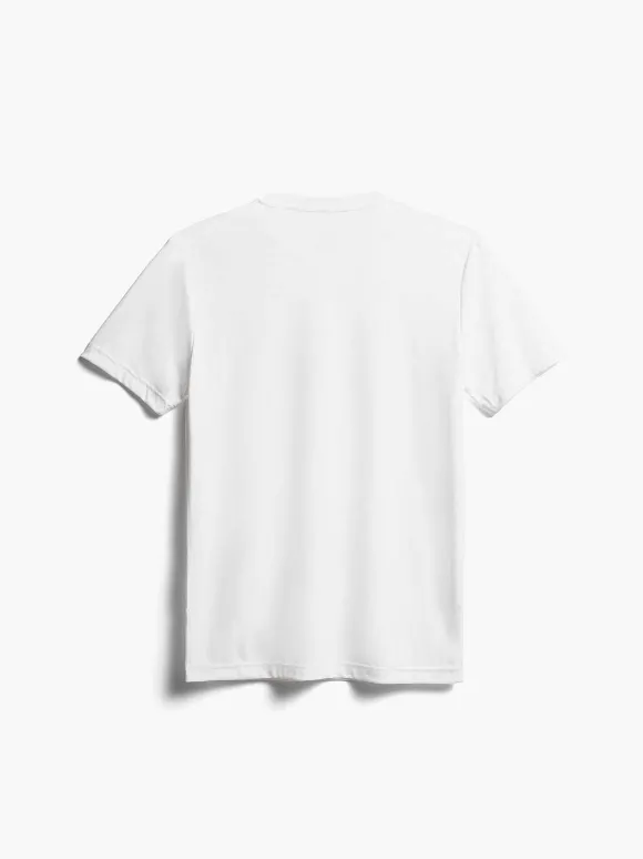 Men'S Ministry of Supply White (Crew Neck) Men'S Responsive Tee