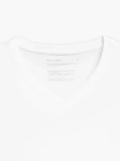 Men'S Ministry of Supply White (V-Neck) Men'S Atlas Tee