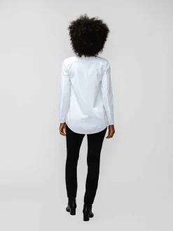 Women'S Ministry of Supply White Women'S Aerozero° Tuxedo Shirt