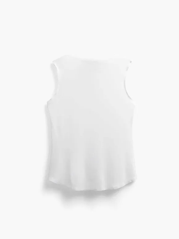 Women'S Ministry of Supply White Women'S Previous Generation Luxe Touch Tank
